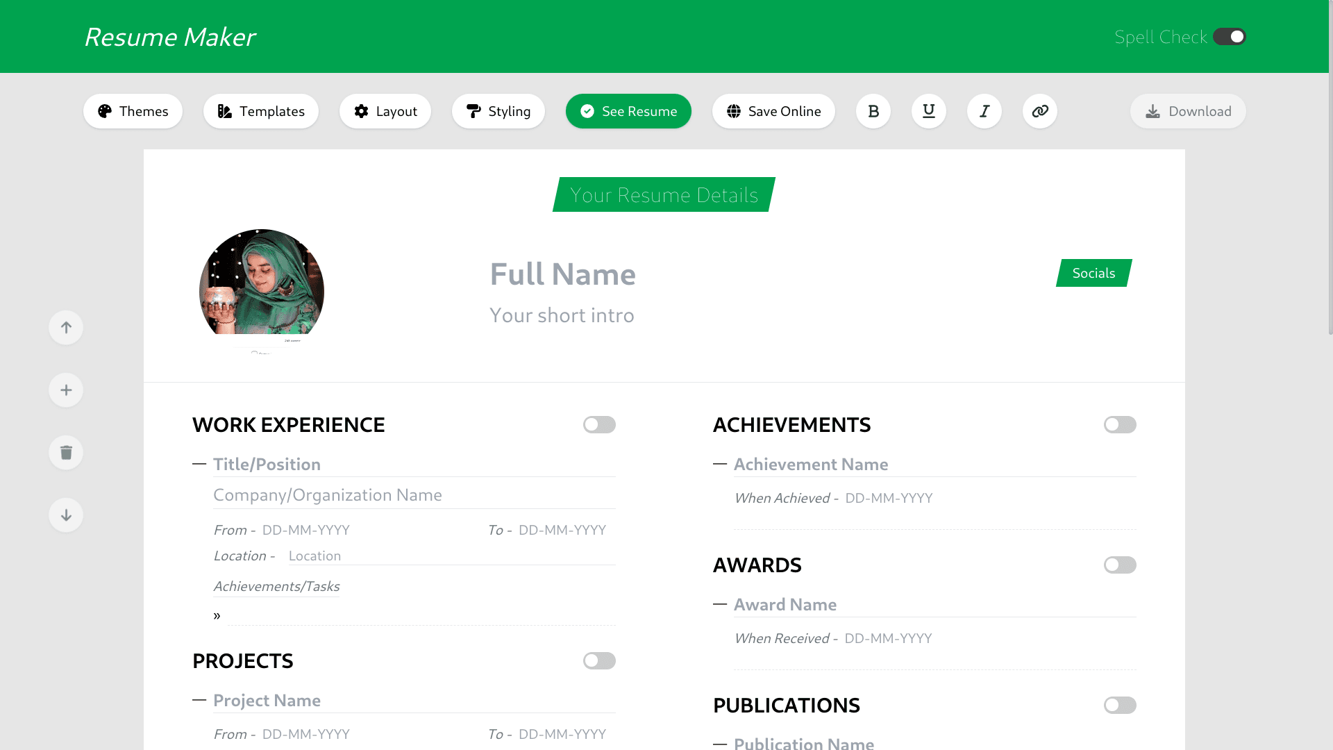 Resumer: free resume maker